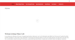 Desktop Screenshot of kingspalacecafe.com