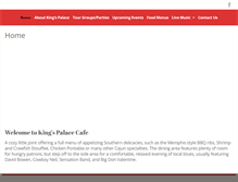 Tablet Screenshot of kingspalacecafe.com